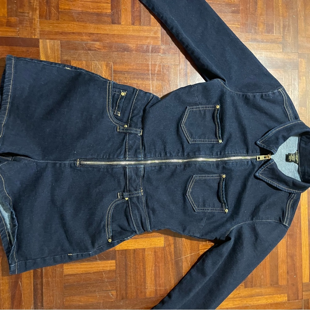 GUESS Dark Blue Denim Jumpsuit